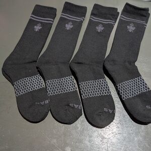 Bombas Size Large Calf Socks 4ct New Without Cardboard Covers